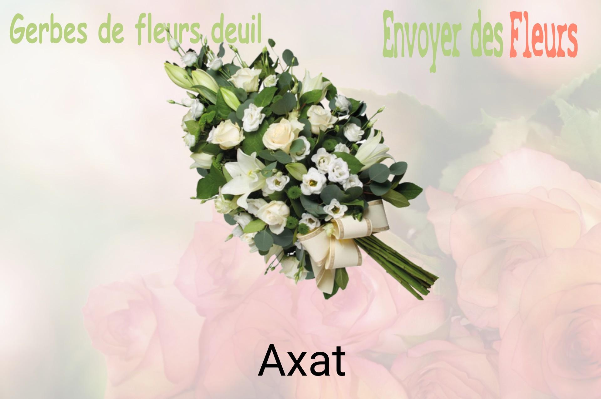 Gerbe de fleurs de deuil livrée à Axat